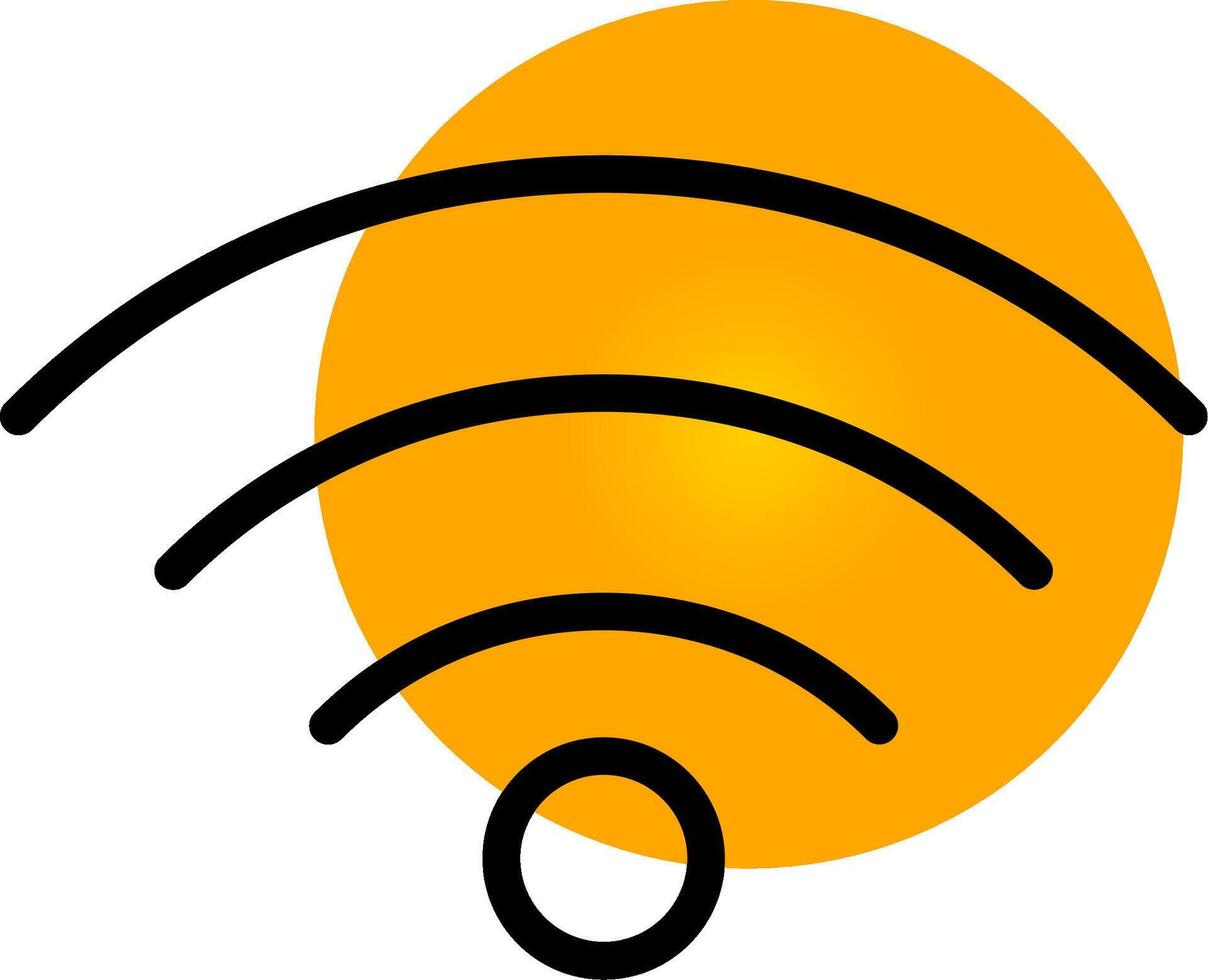 design de ícone criativo wi-fi vetor