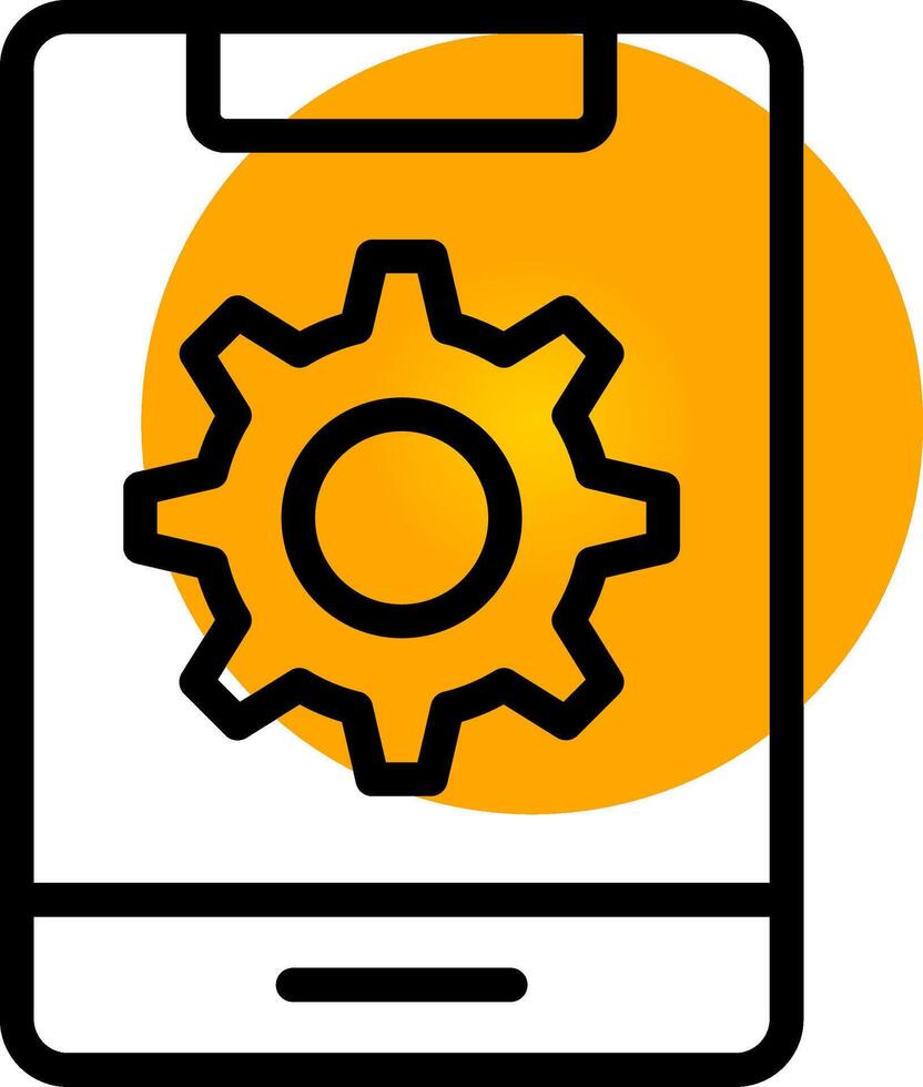 Móvel configuração criativo ícone Projeto vetor