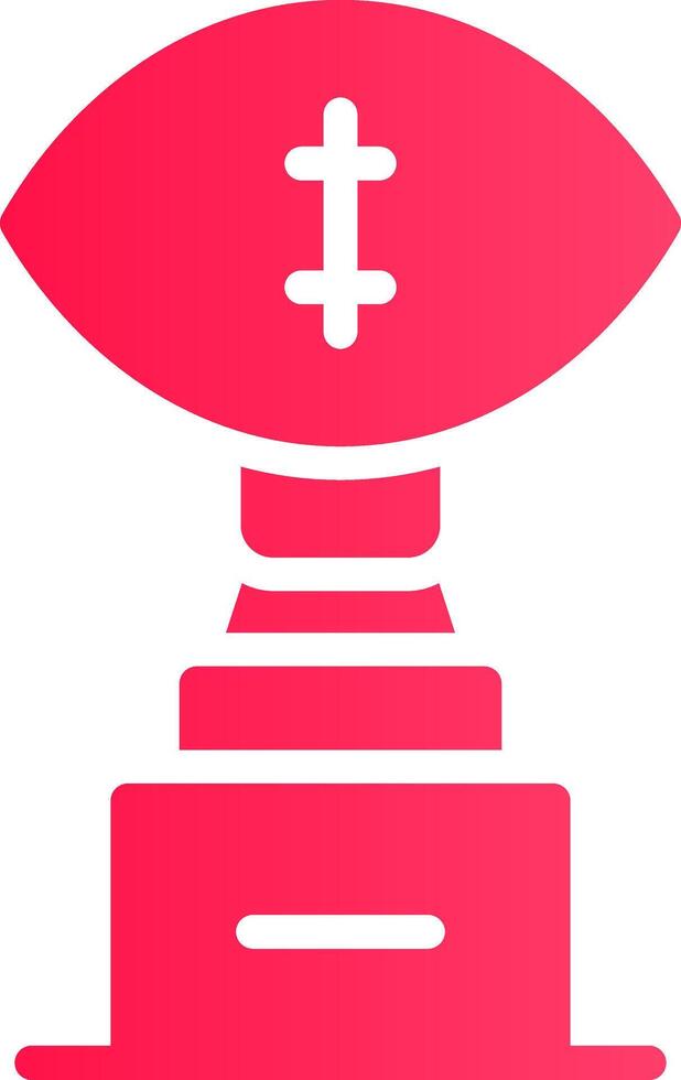 design de ícone criativo de troféu vetor