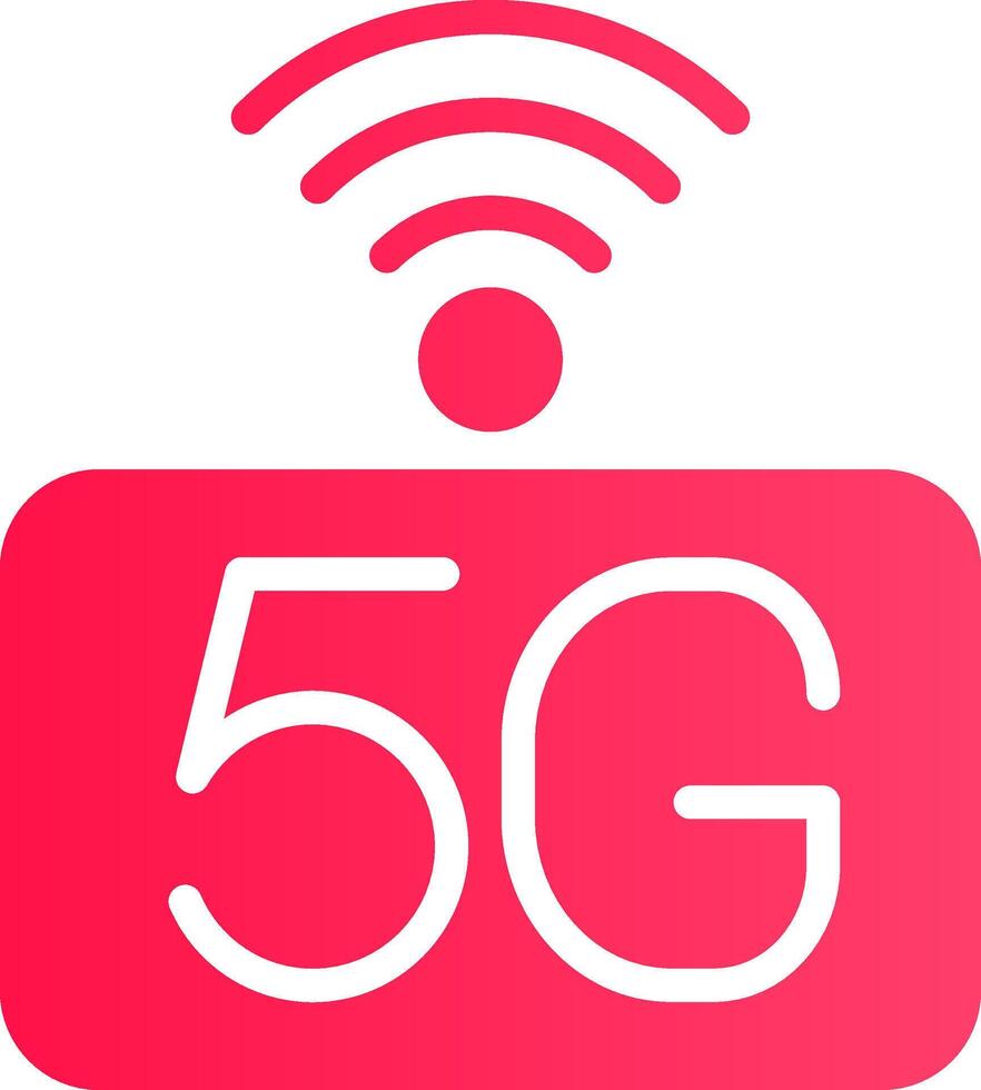 5g rede criativo ícone Projeto vetor