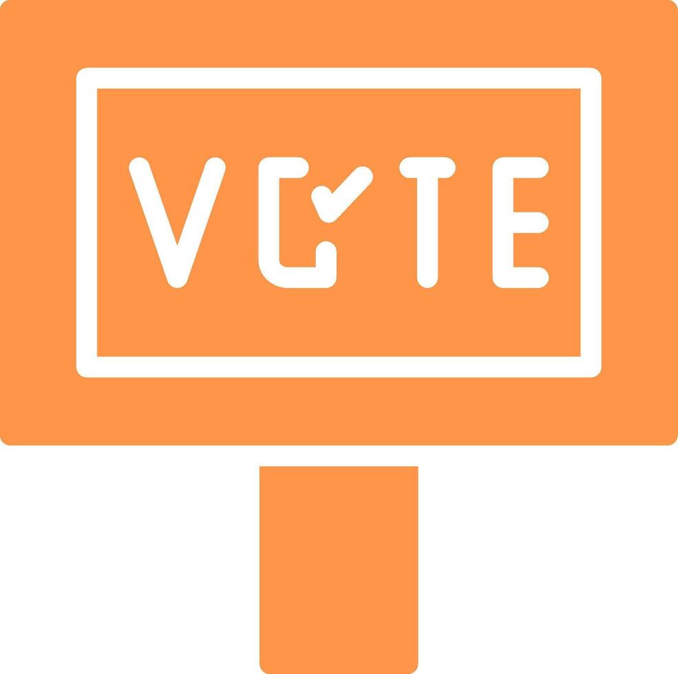 votar design de ícone criativo vetor