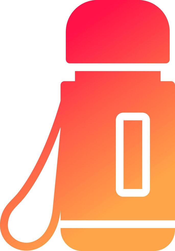 design de ícone criativo de garrafa térmica vetor