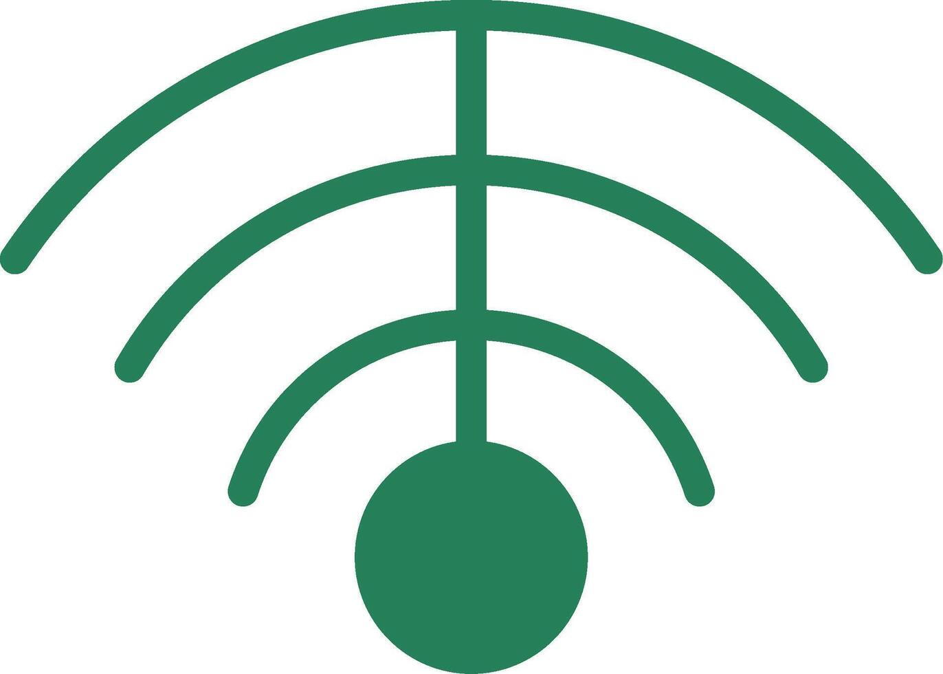 design de ícone criativo wi-fi vetor