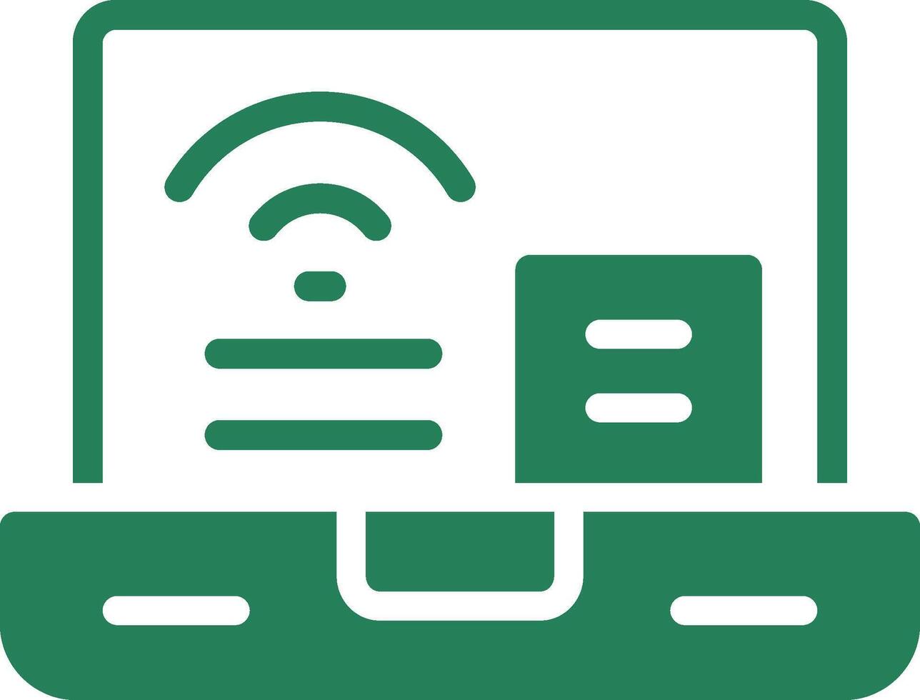 Wi-fi conexão criativo ícone Projeto vetor