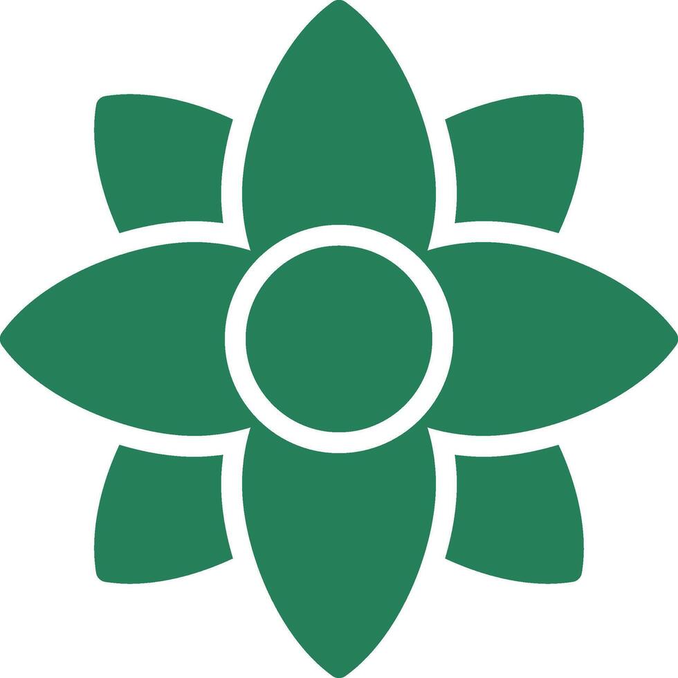 design de ícone criativo de flor vetor