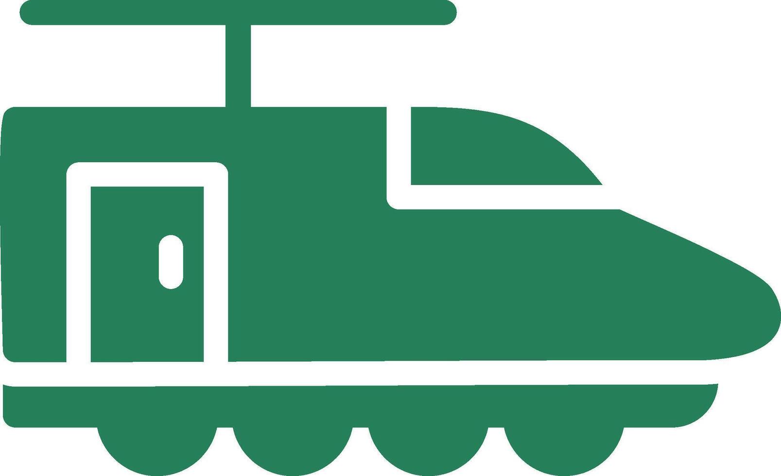 design de ícone criativo de trem elétrico vetor