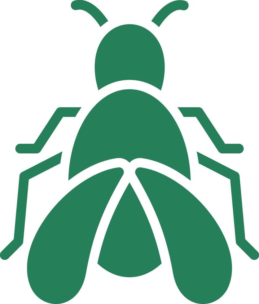 design de ícone criativo de bug vetor