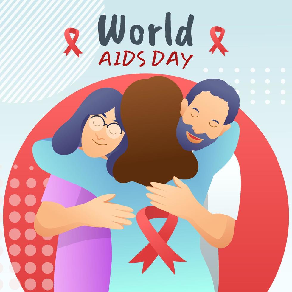 campanha de conscientização do dia mundial da aids vetor