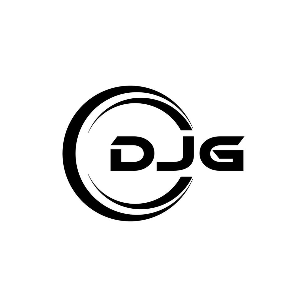 DJ carta logotipo projeto, inspiração para uma único identidade. moderno elegância e criativo Projeto. marca d'água seu sucesso com a impressionante isto logotipo. vetor