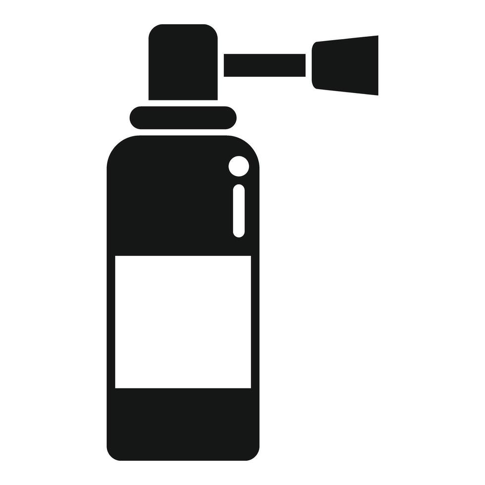 antiviral médico spray ícone simples vetor. pessoas dose vetor