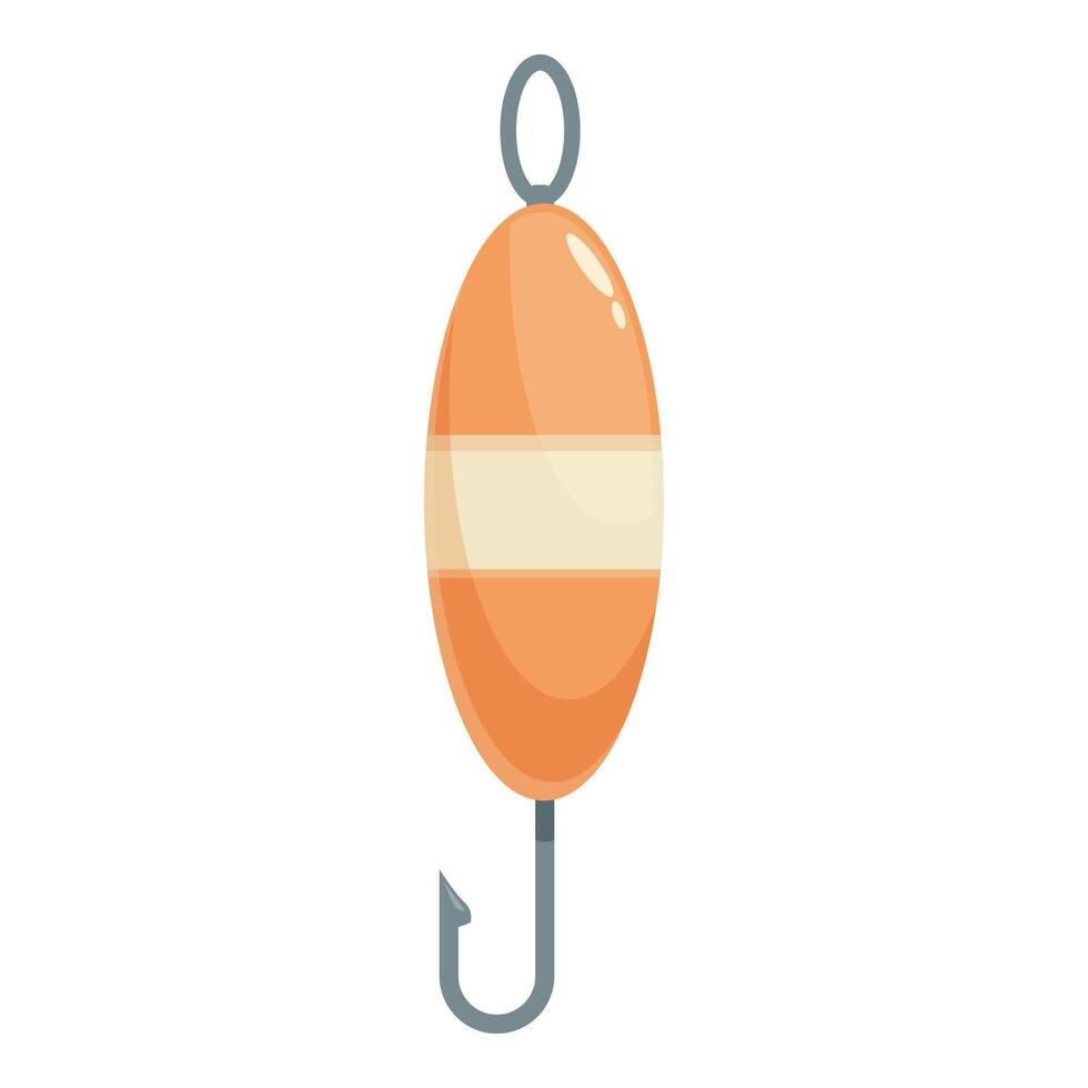 pescaria bobber ícone desenho animado vetor. passatempo ferramenta equipamento vetor