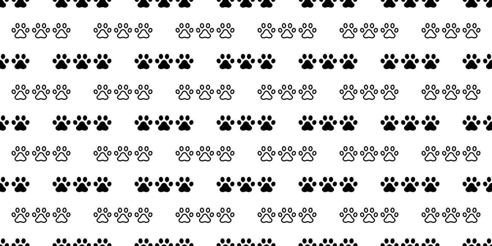 cachorro pata desatado padronizar gato pegada francês buldogue garra cachorro animal vetor desenho animado ícone repetir papel de parede cachecol isolado telha fundo ilustração rabisco Projeto
