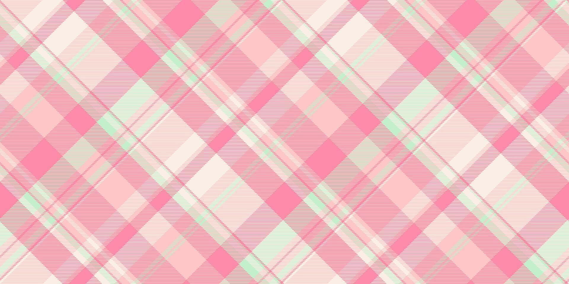 Adolescência fundo têxtil desatado, envelhecido Verifica textura tartan. artístico tecido vetor padronizar xadrez dentro luz e vermelho cores.