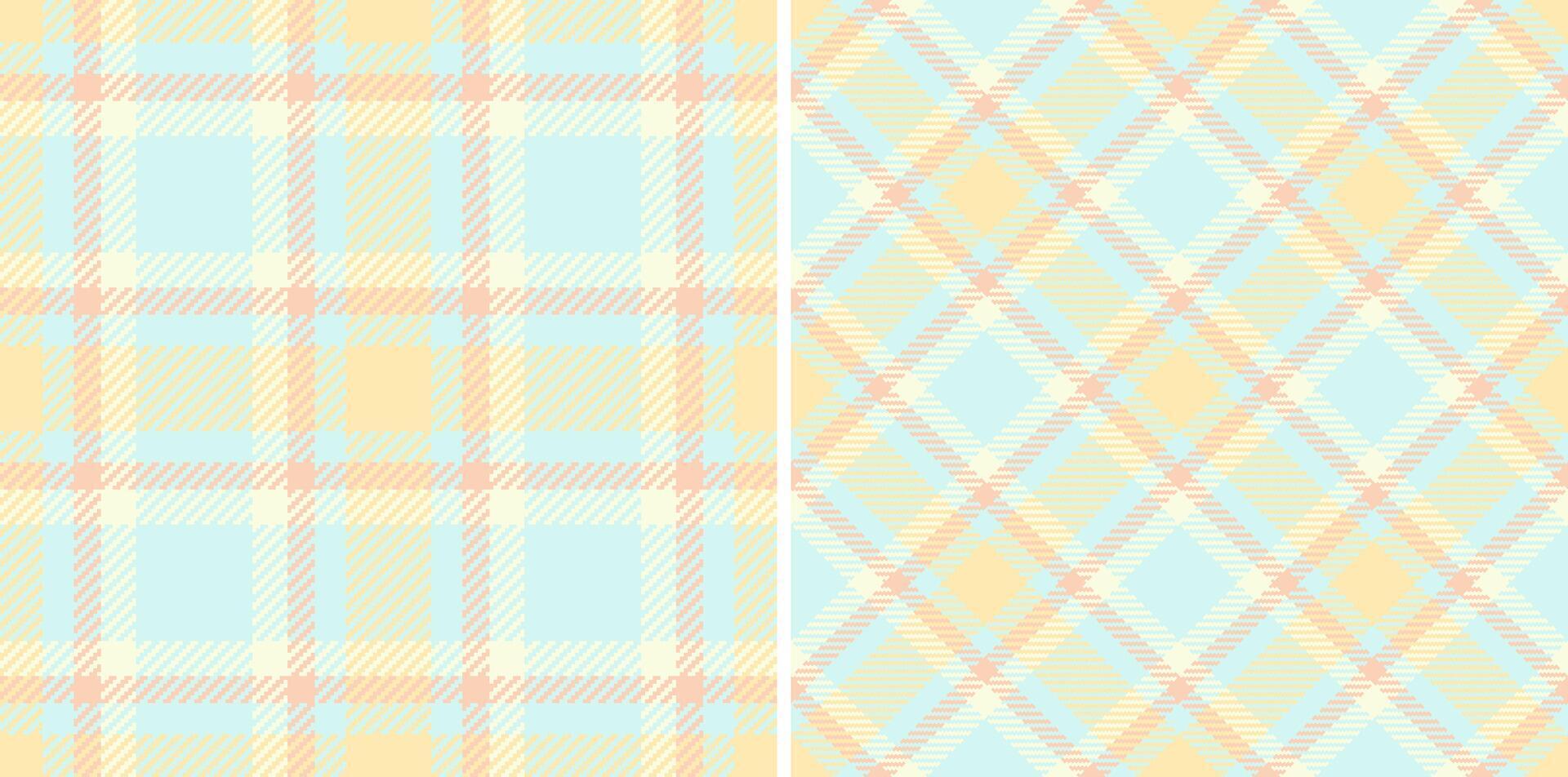 desatado xadrez vetor do fundo Verifica tartan com uma padronizar têxtil textura tecido.