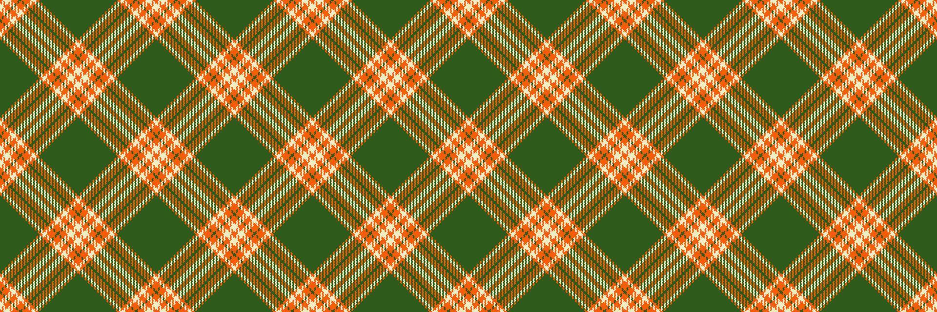 construir fundo padronizar tartan, avião vetor desatado têxtil. acima xadrez tecido Verifica textura dentro verde e brilhante cores.