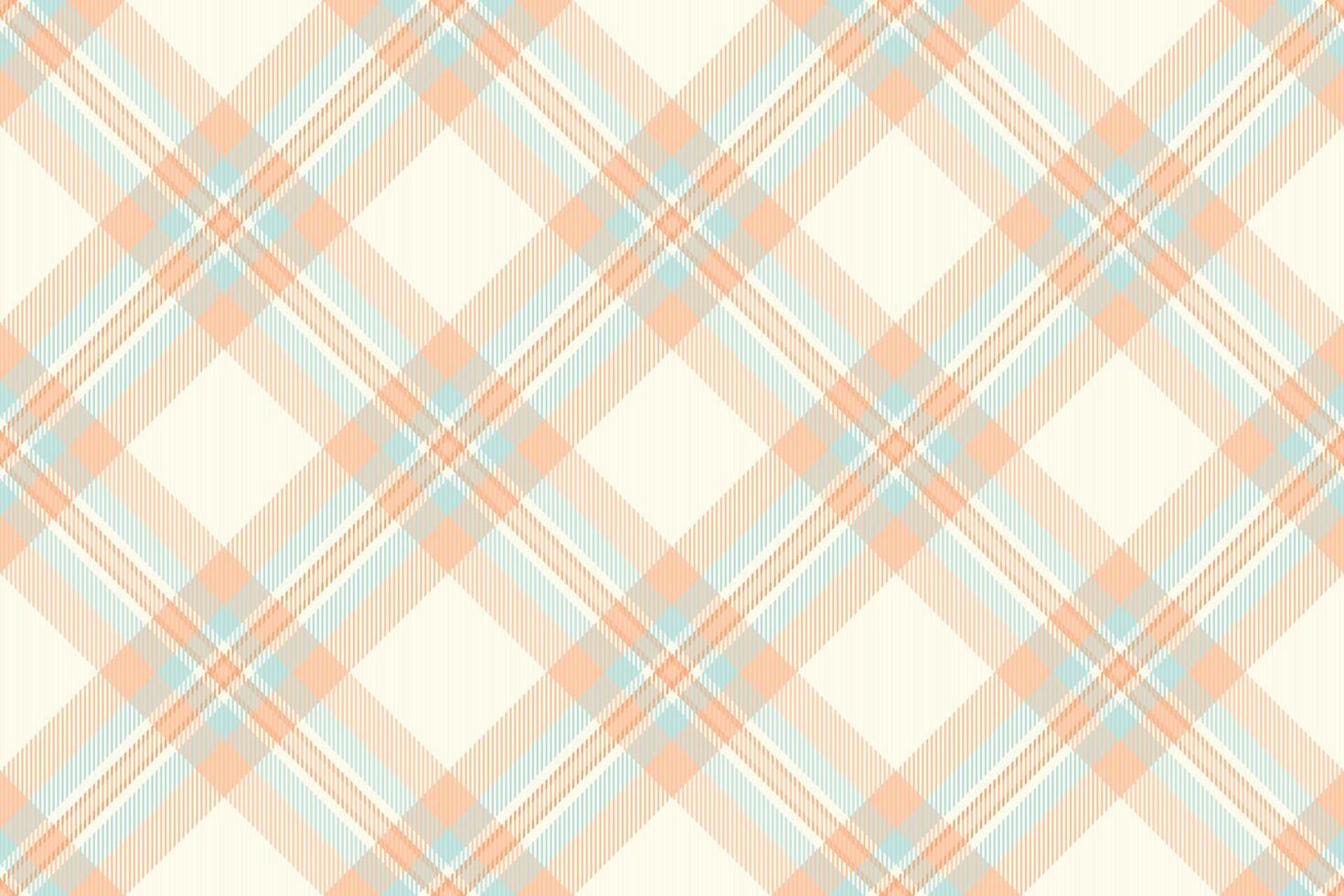 pastel fundo tartan verificar, cães de caça padronizar textura vetor. ordem tecido têxtil xadrez desatado dentro mar Concha e luz cores. vetor