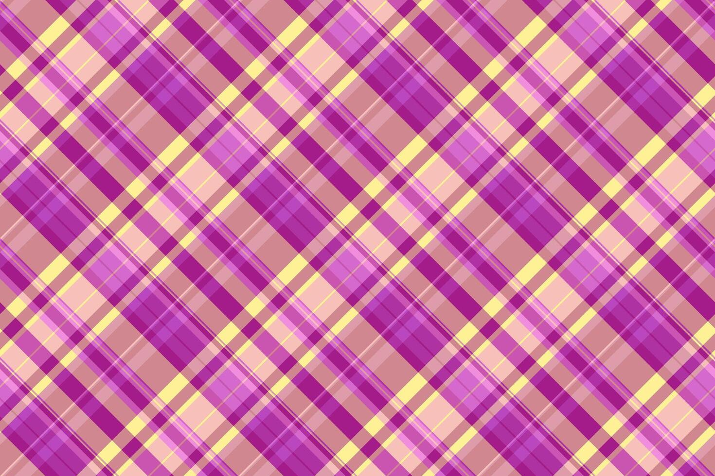 dar padronizar vetor têxtil, scrapbooking tecido fundo verificar. multi xadrez textura tartan desatado dentro Rosa e luz cores.