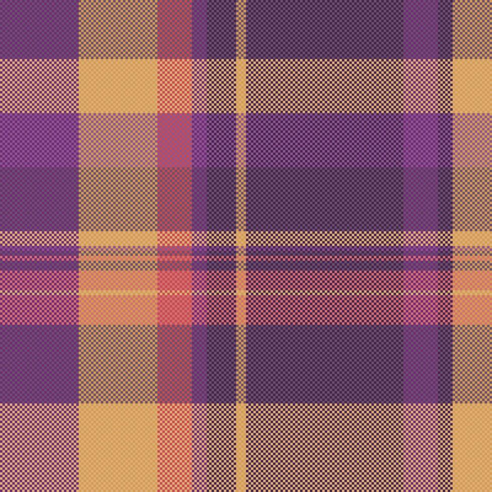 vetor tecido textura do padronizar xadrez fundo com uma têxtil desatado tartan verificar.