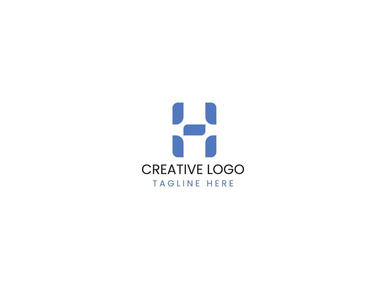 design do logotipo da carta vetor