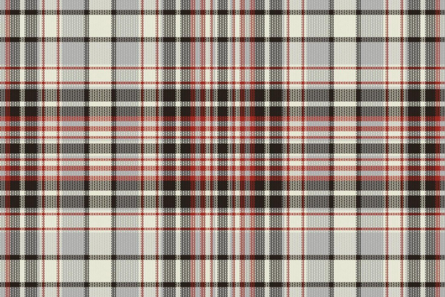 padrão xadrez tartan com textura e cores quentes. vetor