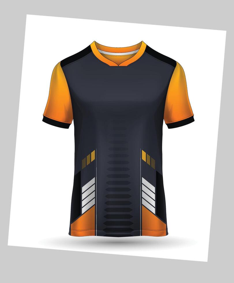 camiseta esporte Projeto modelo, futebol jérsei brincar para futebol clube. uniforme frente e costas visualizar, vetor Prêmio ciclismo jérsei Projeto