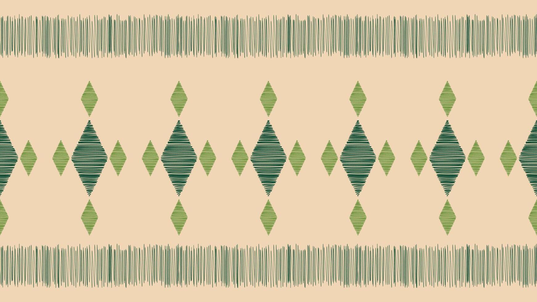 tradicional étnico ikat motivo tecido padronizar fundo geométrico .africano ikat bordado étnico padronizar Castanho creme fundo papel de parede. abstrato, vetor, ilustração.textura, quadro, decoração. vetor