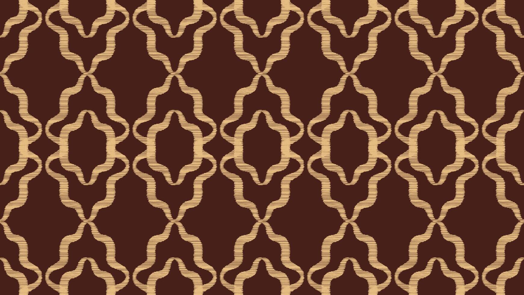 tradicional étnico ikat motivo tecido padronizar fundo geométrico .africano ikat bordado étnico oriental padronizar Castanho fundo papel de parede. abstrato, vetor, ilustração.textura, quadro, decoração. vetor