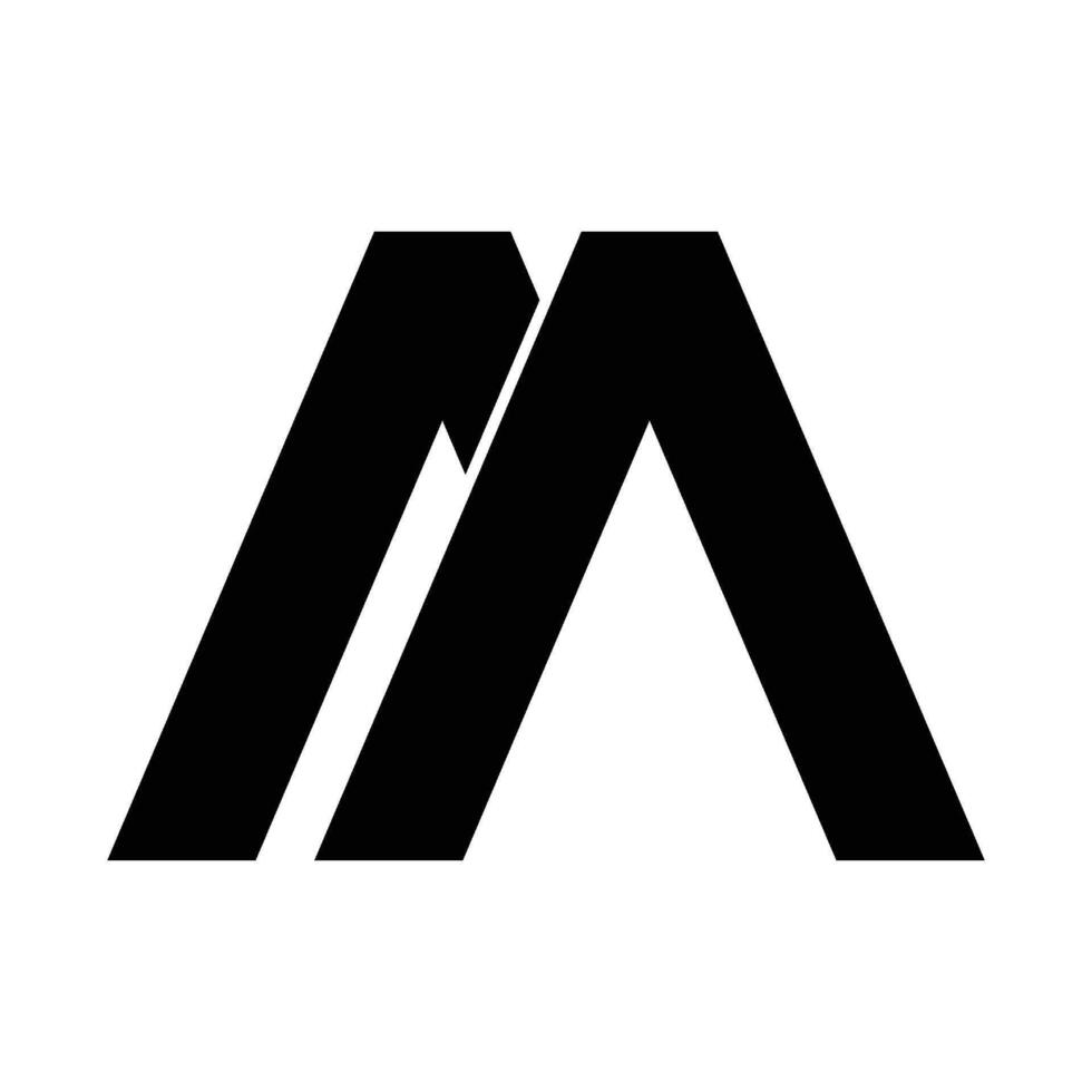 vetor do logotipo da letra m