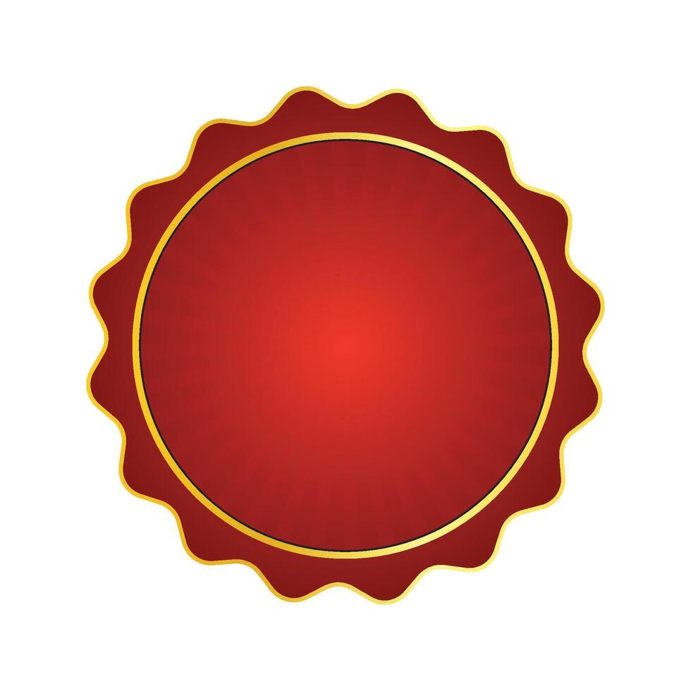 abstrato luxo vermelho dourado círculo formas quadros etiquetas oferta bandeira tag vetor