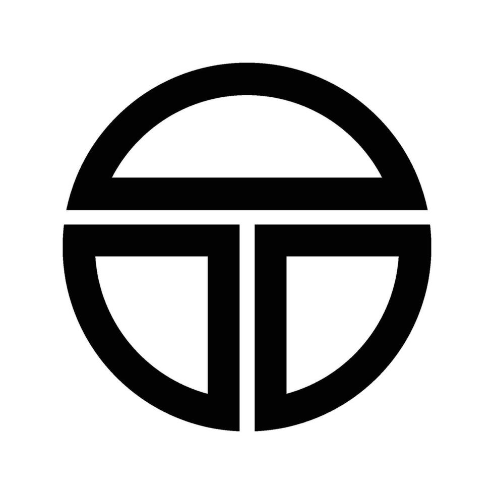 vetor de logotipo da letra t