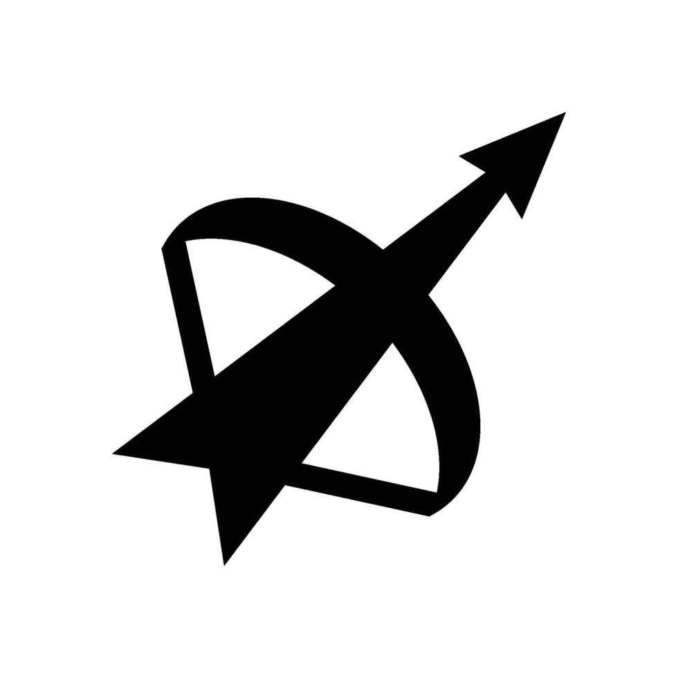 Sagitário zodíaco símbolo ícone vetor