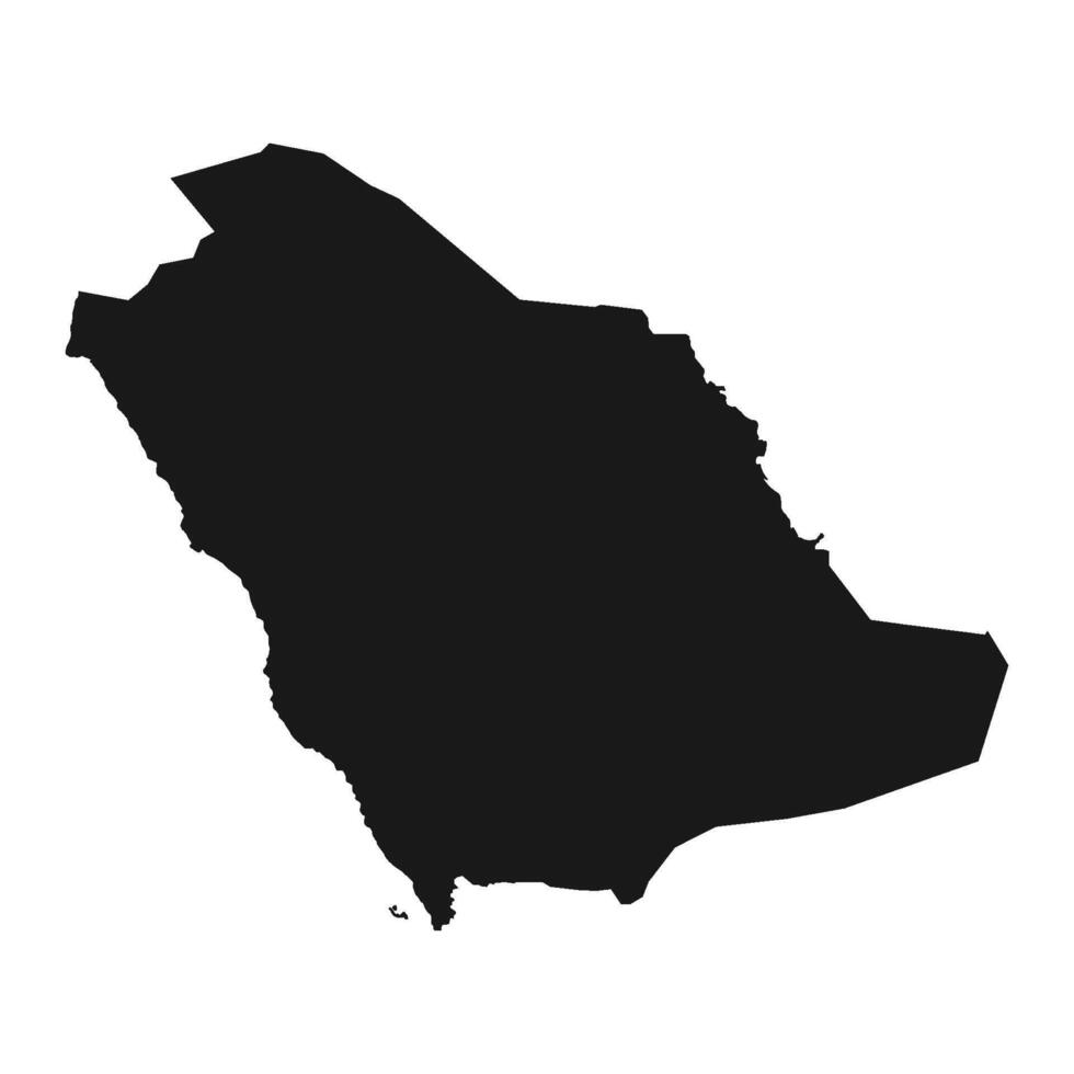 saudita arábia mapa ícone vetor