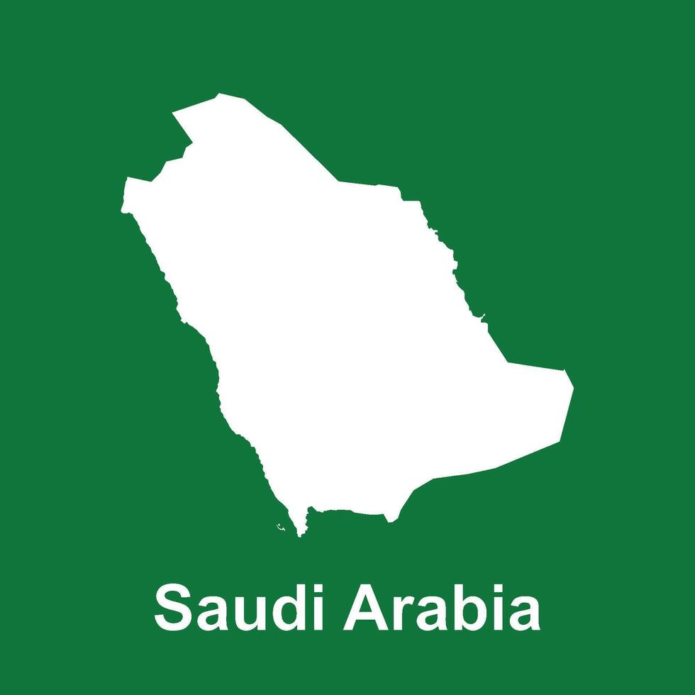 saudita arábia mapa ícone vetor