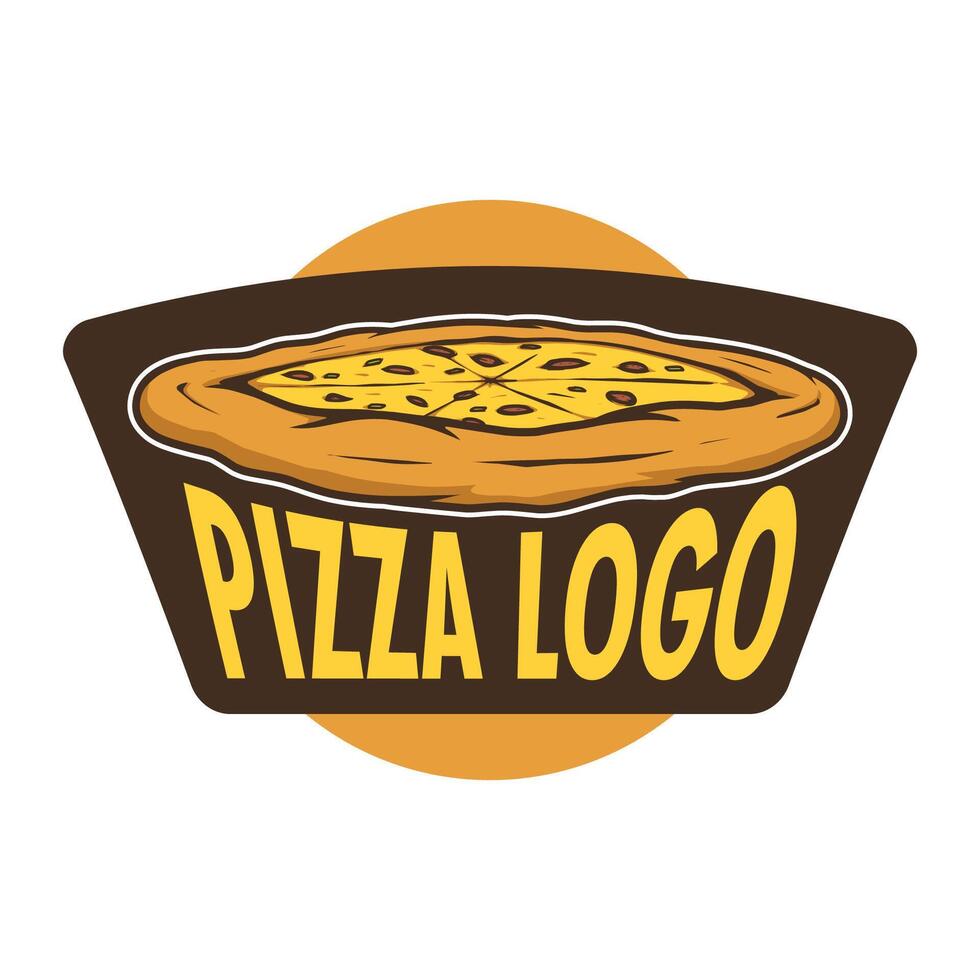 pizza loja vetor logotipo modelo