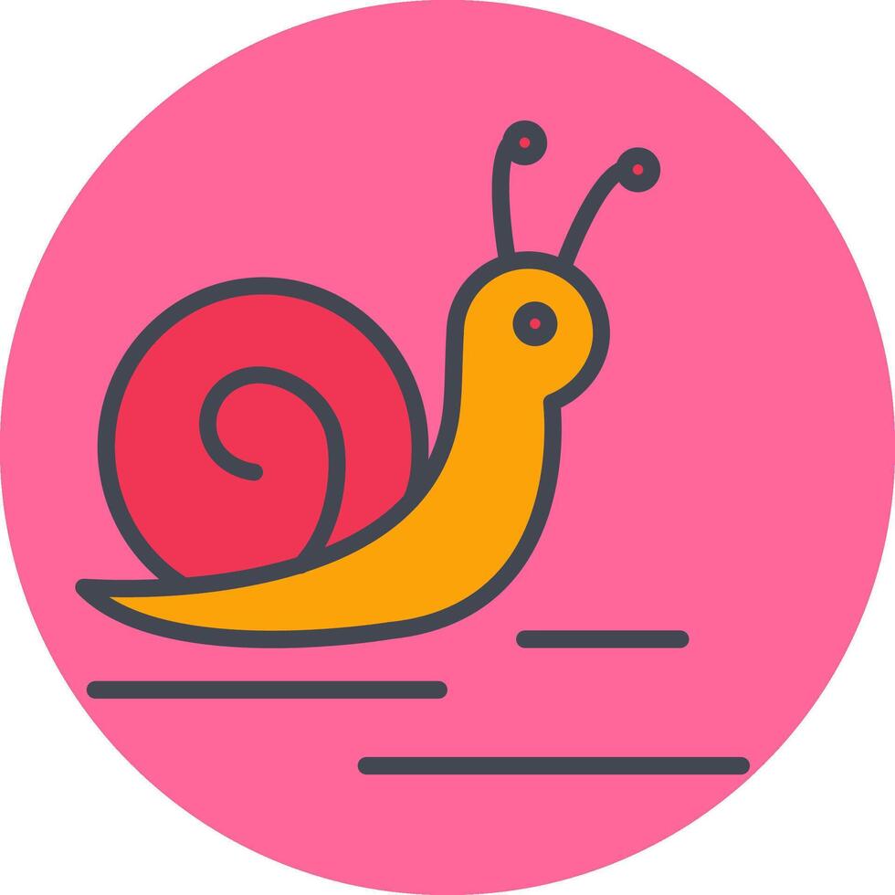 ícone de vetor de caracol
