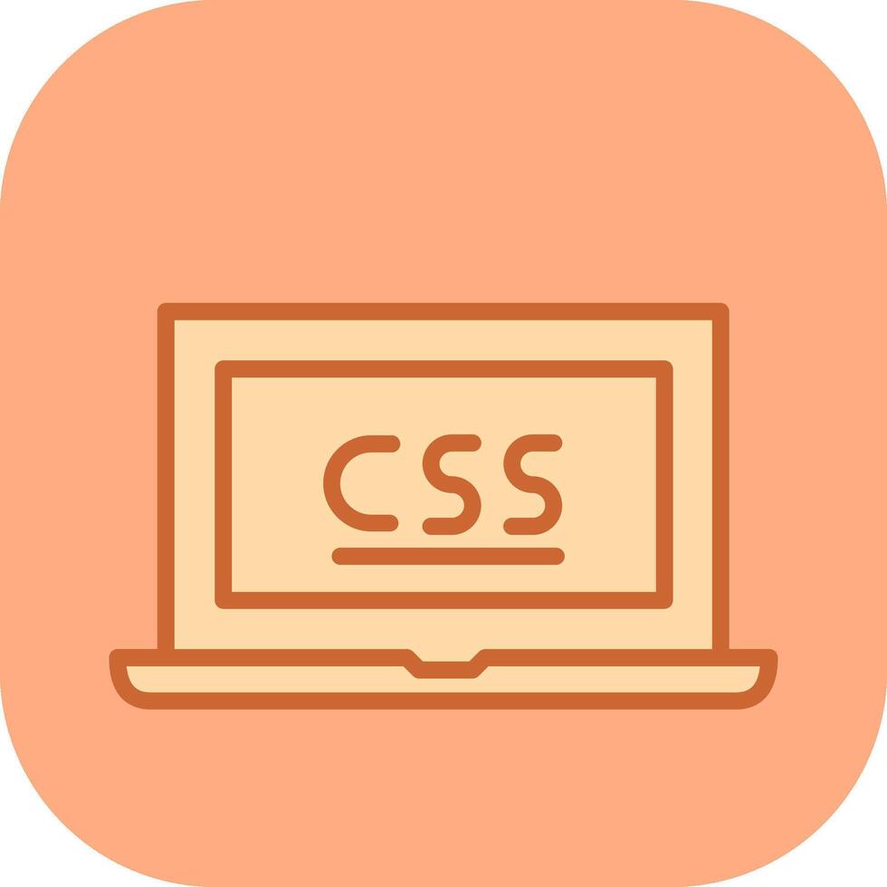 css computador portátil vetor ícone