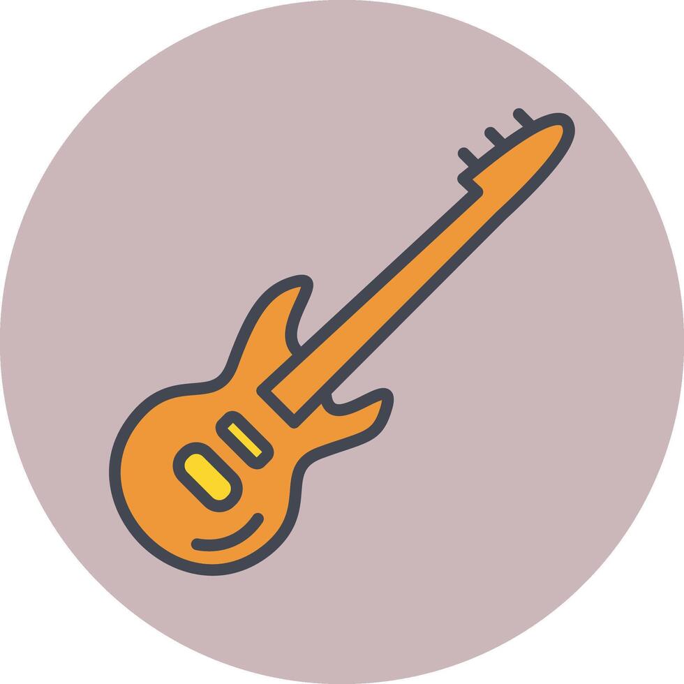 ícone de vetor de guitarra