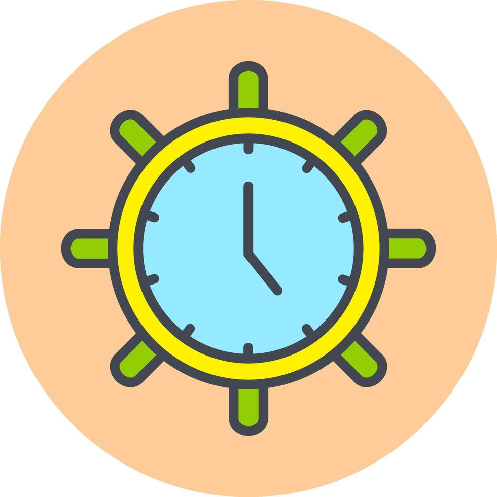 ícone de vetor de configurações de tempo