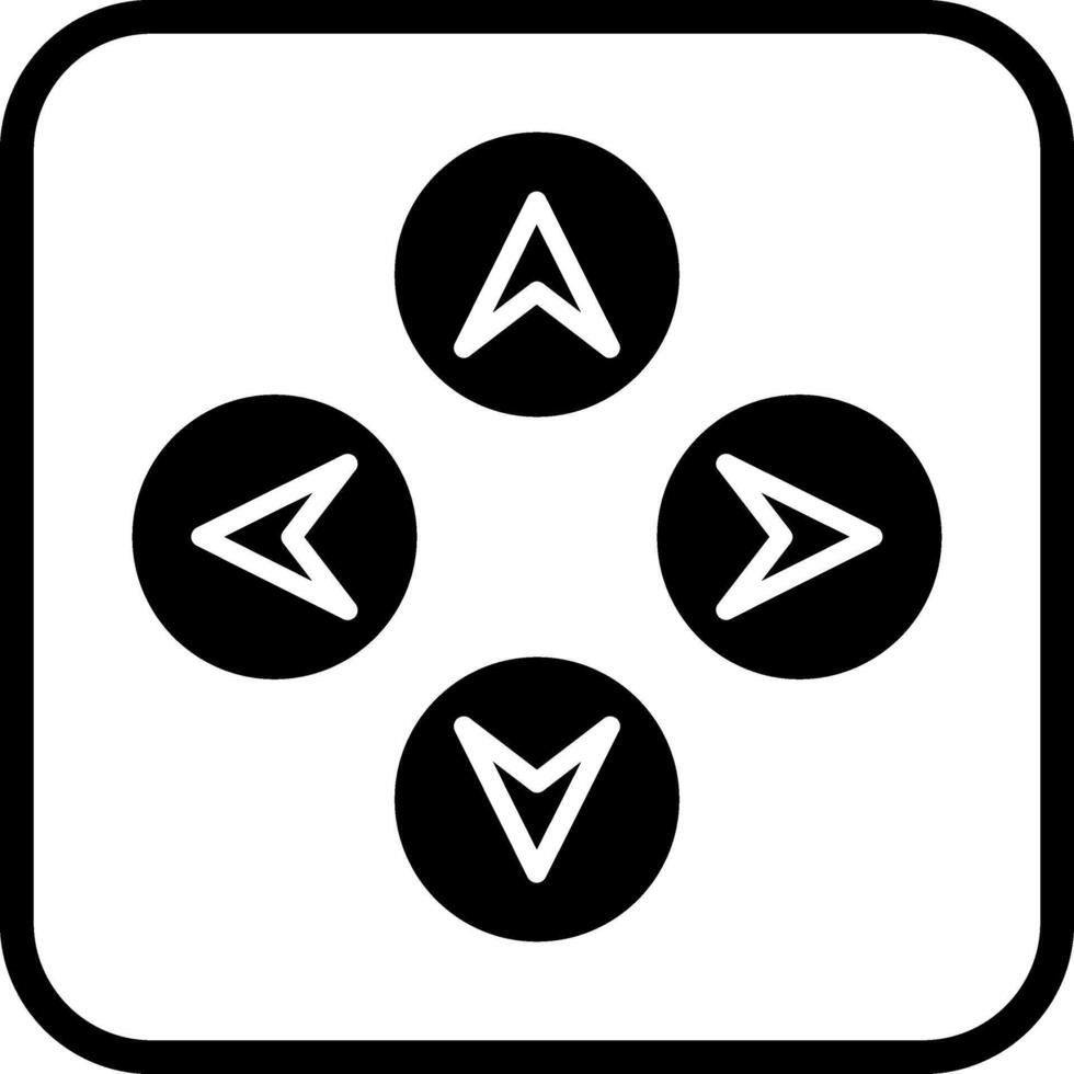 ícone de vetor de direções de seta