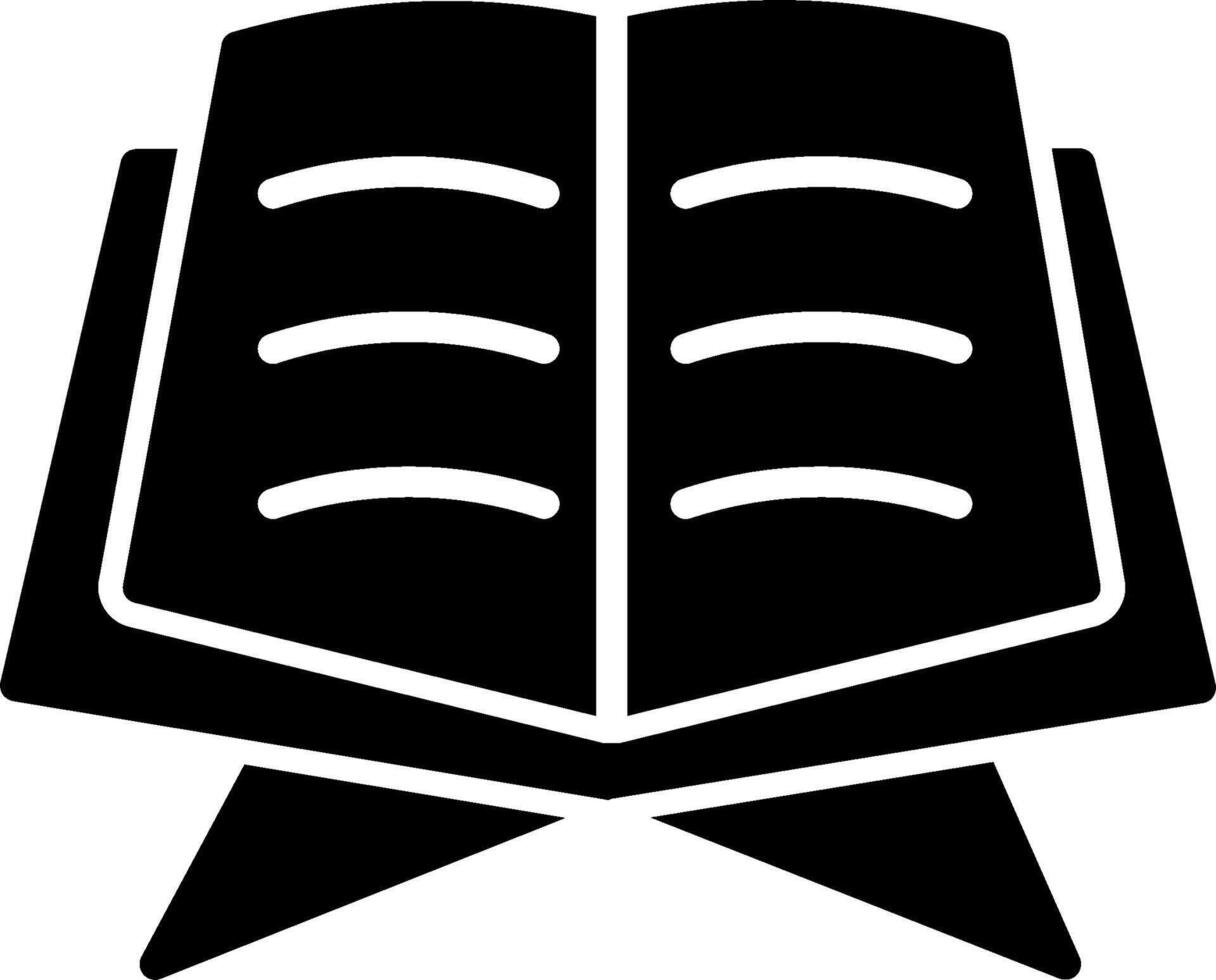ícone de vetor de livro sagrado
