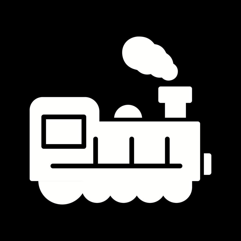 ícone de vetor de trem