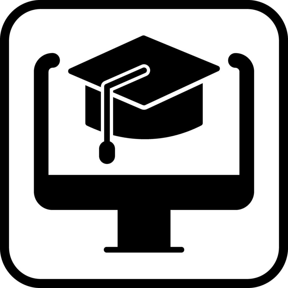 ícone de vetor de e-learning
