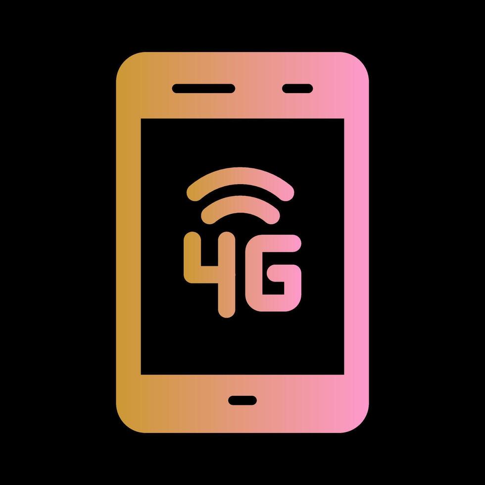 ícone de vetor 4g