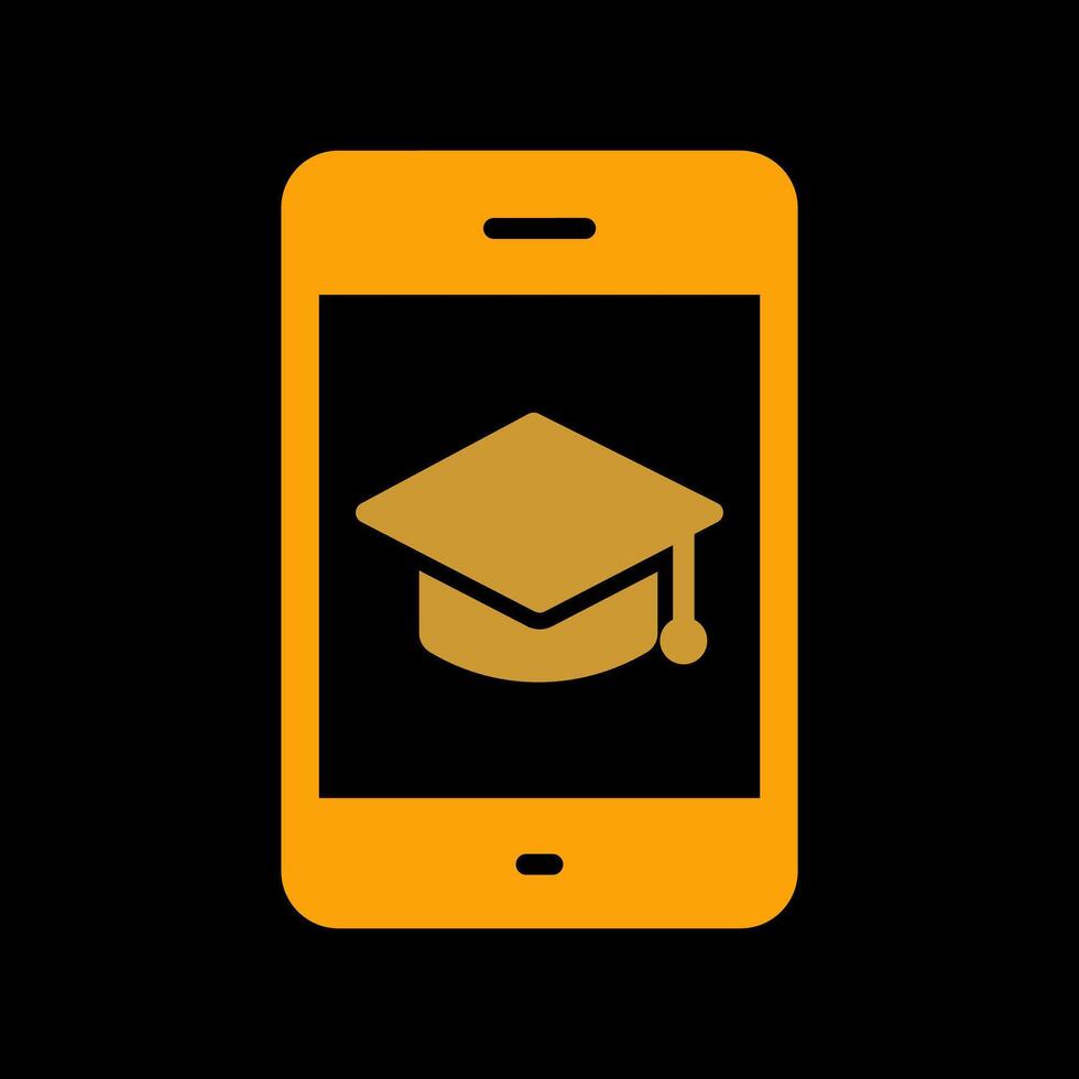 ícone de vetor de aplicativo de educação
