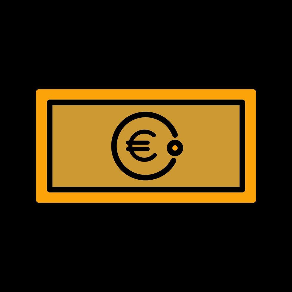 ícone do vetor do euro