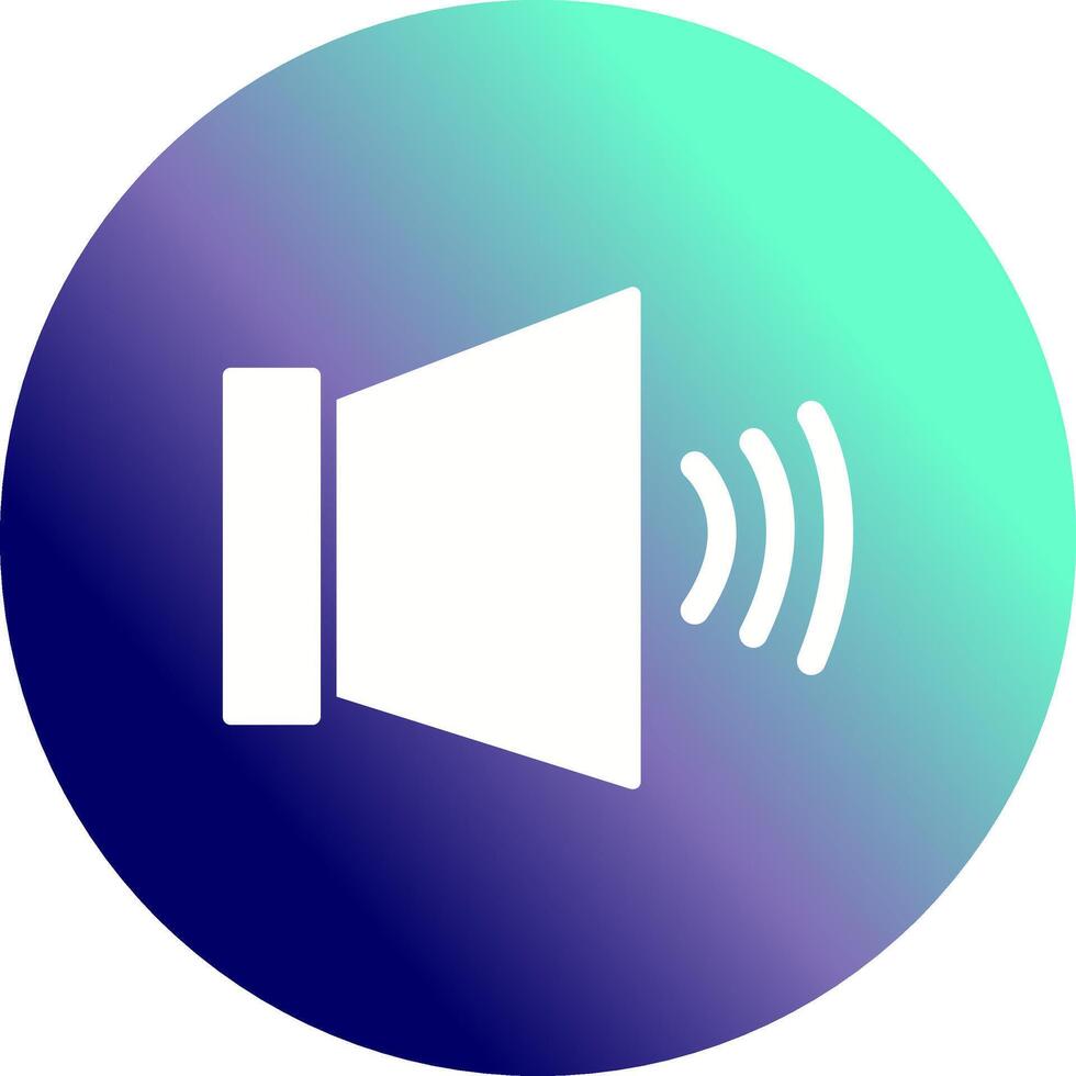 ícone de vetor de alto volume de áudio