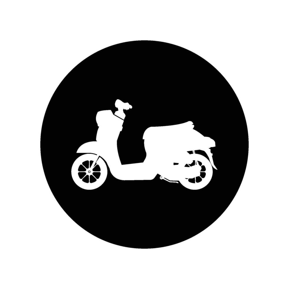 vetor de ícone de moto