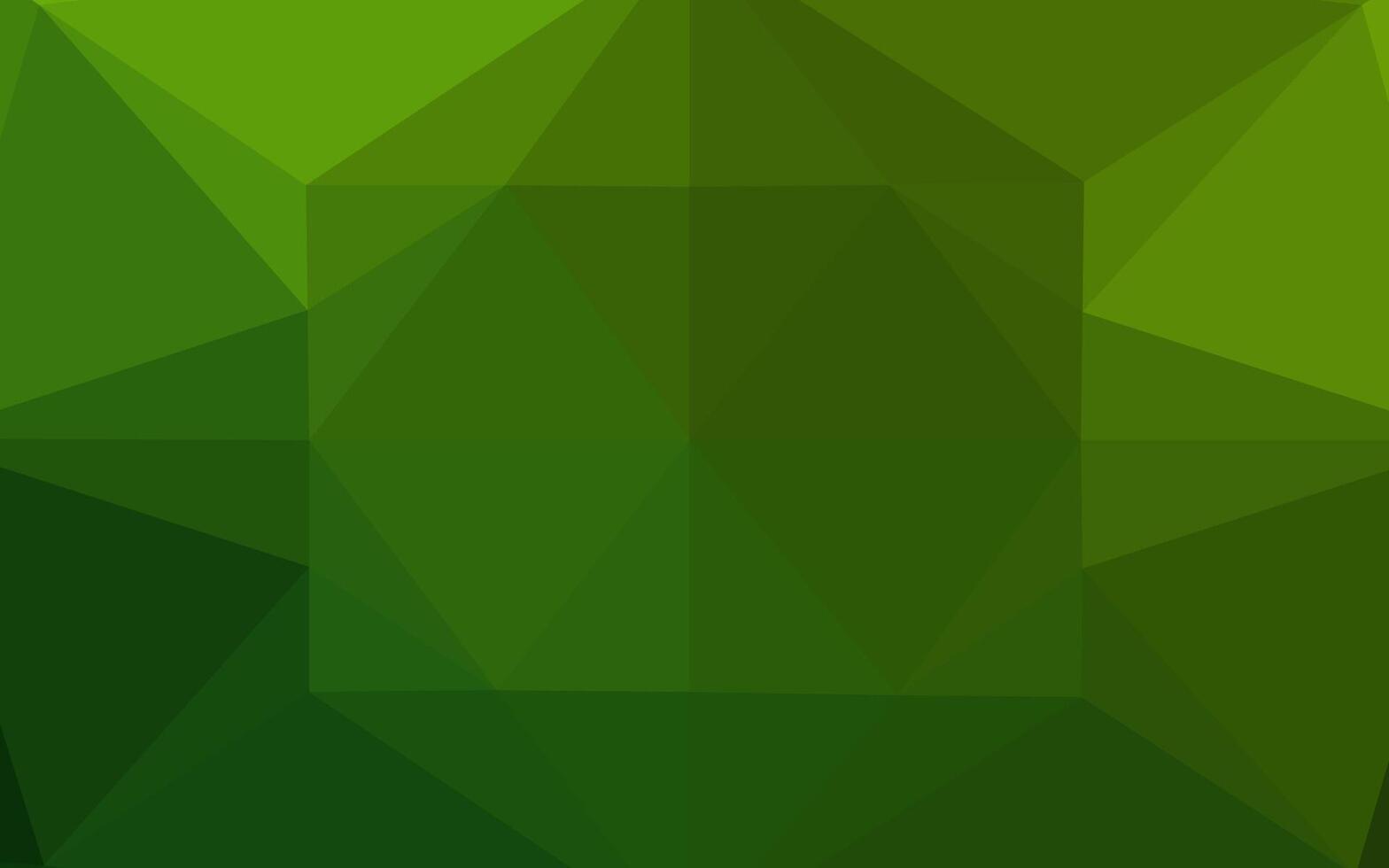 fundo poligonal do vetor verde claro.