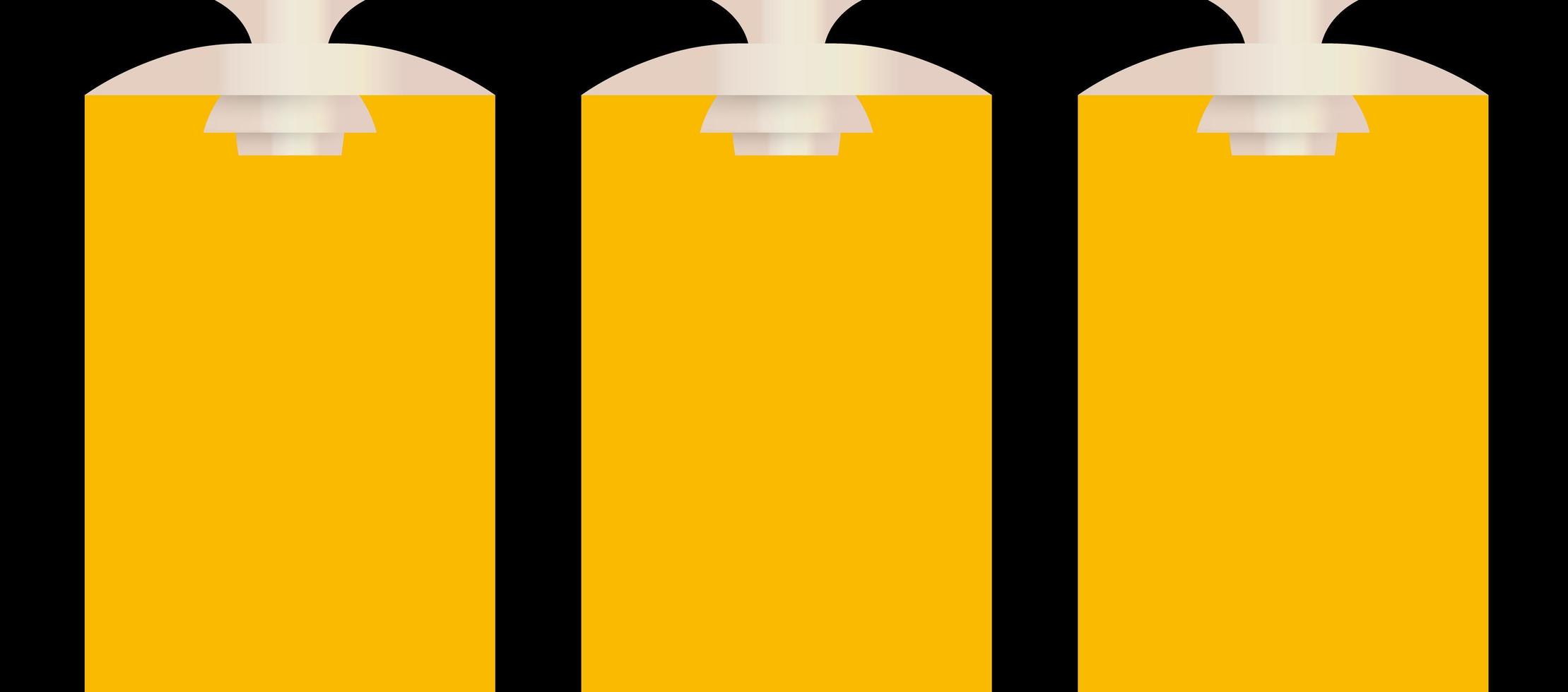 luz alta iluminada, fundo de mensagem de texto para banner, cartaz e folheto, publicidade e anúncio. raio amarelo, quadro iluminado. ilustração vetorial vetor