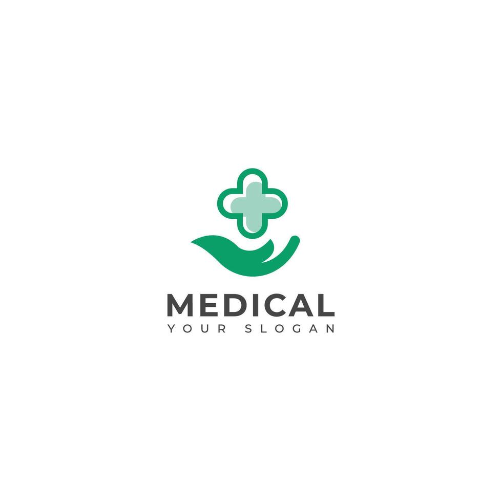 criativo moderno médico logotipo Projeto. vetor
